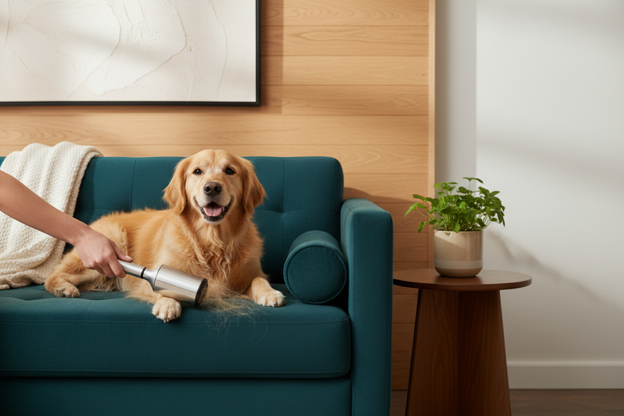 FurFree Slide - Navy Blue Design